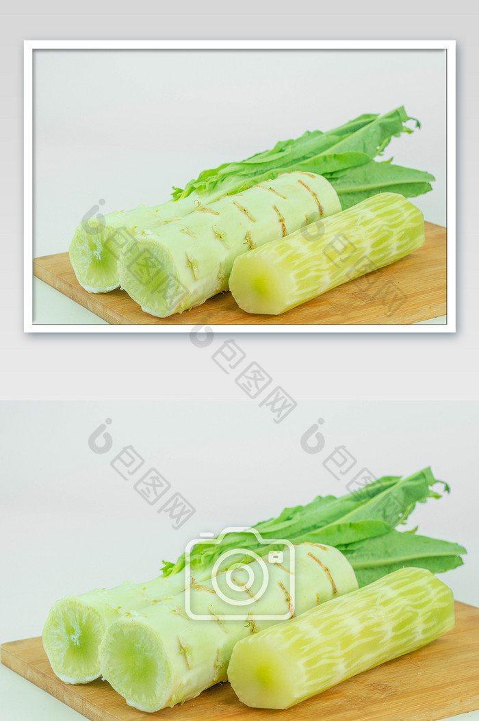 新鲜蔬菜莴笋食材摄影图图片图片