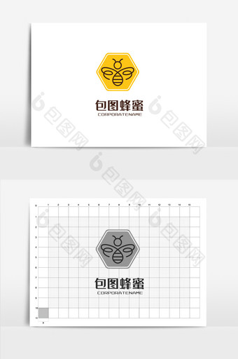 包图蜂蜜蜜蜂logo标志图片