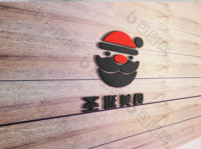 个性雪人美食餐饮创意logo设计