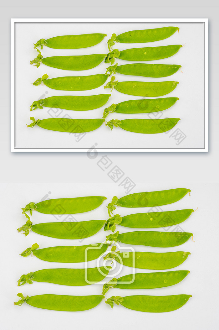 绿色蔬菜豌豆豆荚摄影图图片图片