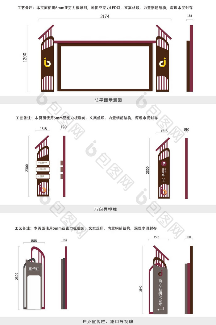 景区古镇全套vi导视