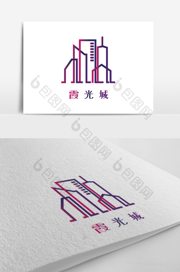 炫酷城市房地产logo图片图片