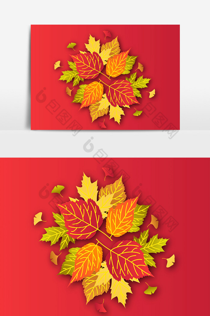 秋天秋季植物树叶图片图片
