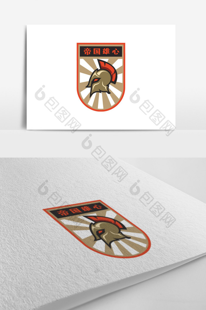 炫酷游戏徽章创意logo设计