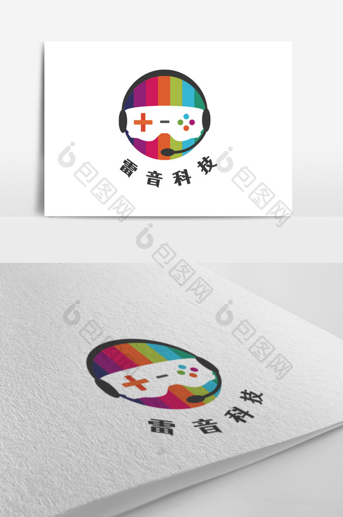 炫酷音乐数码科技创意logo设计