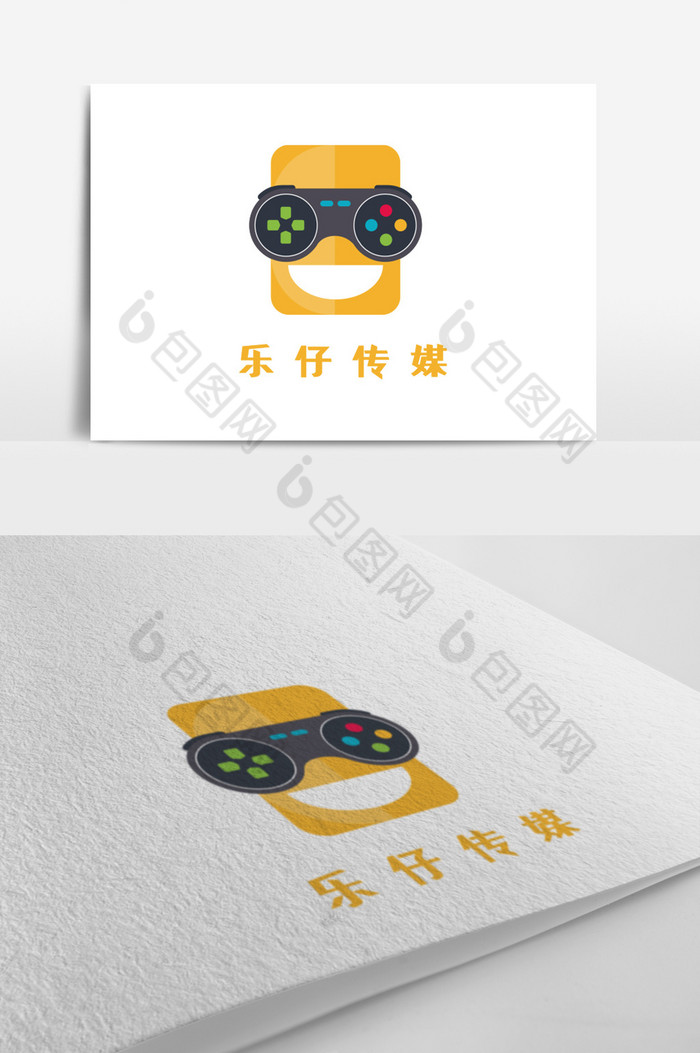 开心表情文化传媒logo图片图片