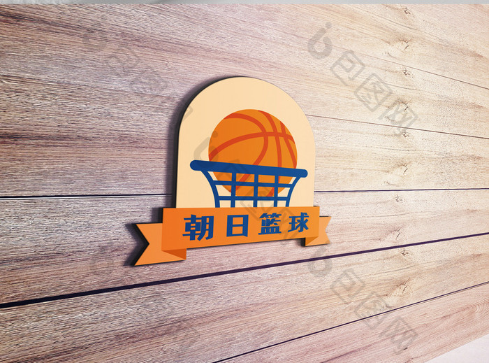 篮球运动社团俱乐部创意logo设计