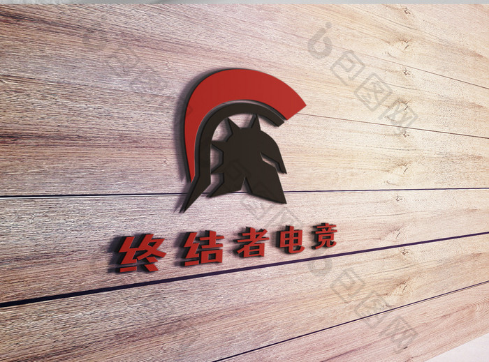 炫酷头盔电竞游戏创意logo设计