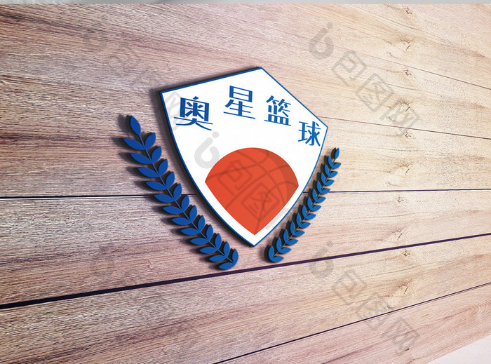 简洁大气篮球运动创意logo设计