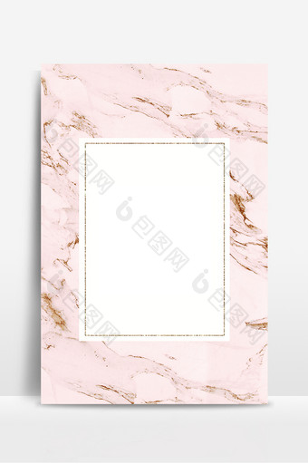 时尚粉色大理石机理水墨鎏金背景图片