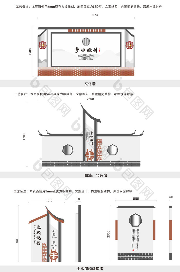 古镇景区VI导视全套