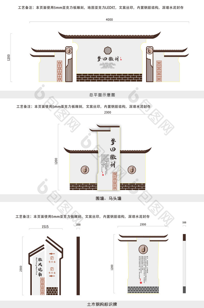 古镇景区导视全套