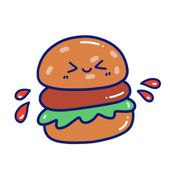 汉堡包小动画动图gif