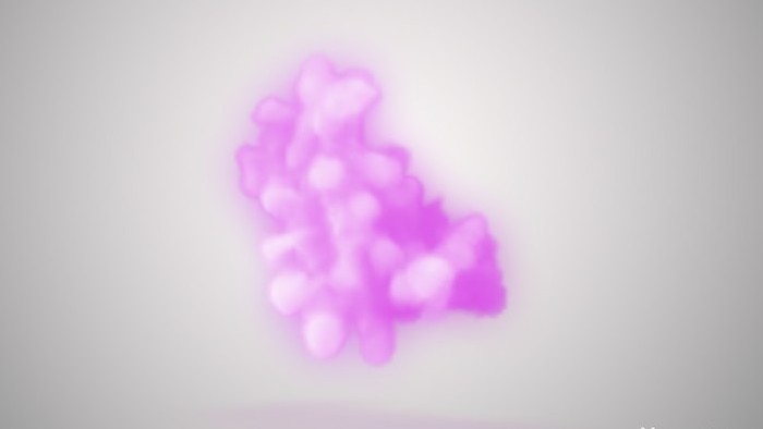 唯美紫色烟雾喷涌LOGO特效片头PR模板
