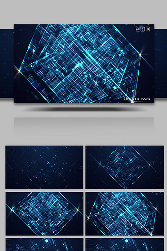 科技数字it背景科技logo片头pr模板图片下载