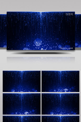 商务科技蓝粒子光斑背景视频图片