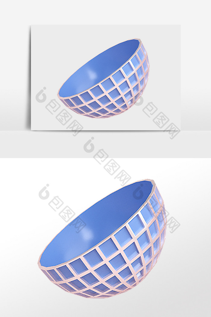 电商活动格子碗装饰