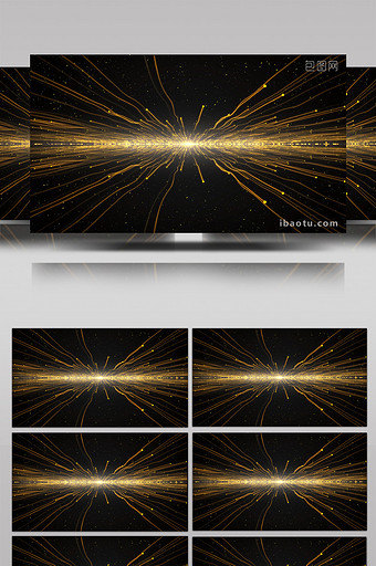 4K金色粒子光线背景图片