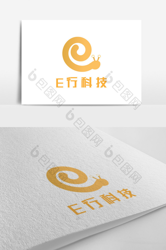 金色简约字母交通科技创意logo设计