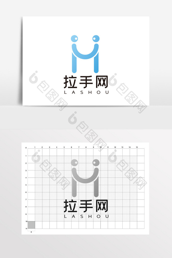 教育培训早教社交网站LOGO标志VI