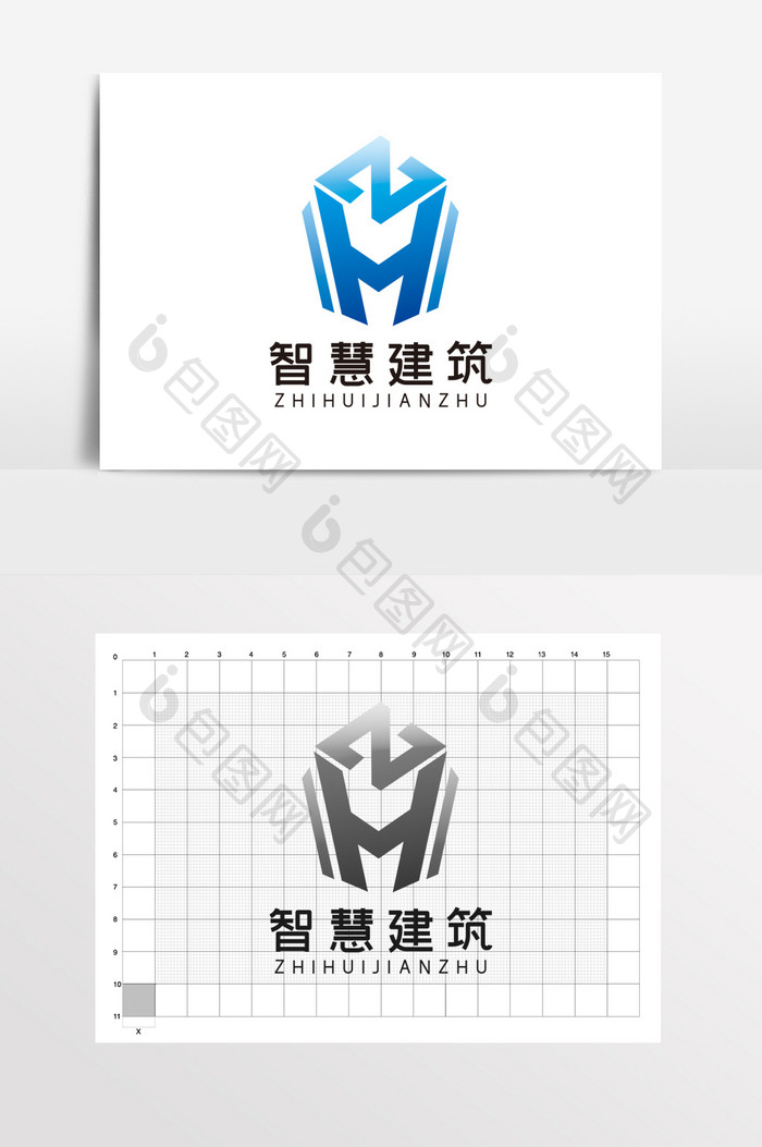 建筑公司家装物业LOGO标志VI