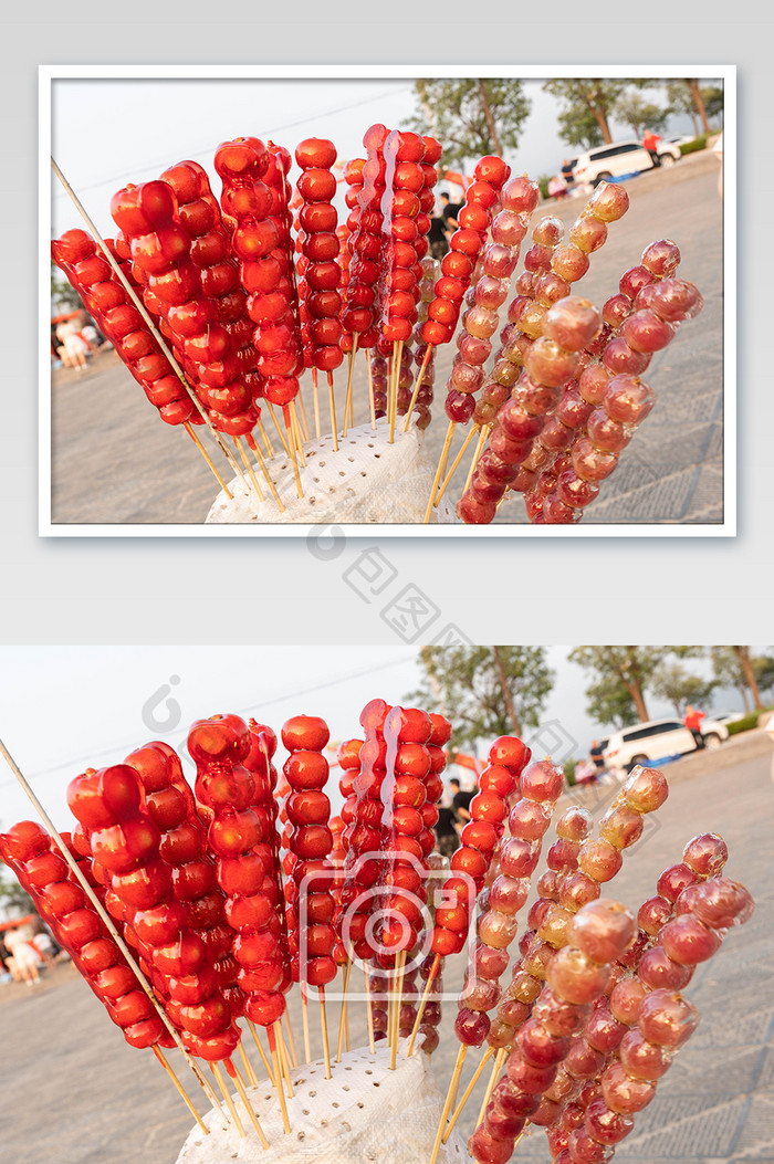 糖葫芦美食摄影图