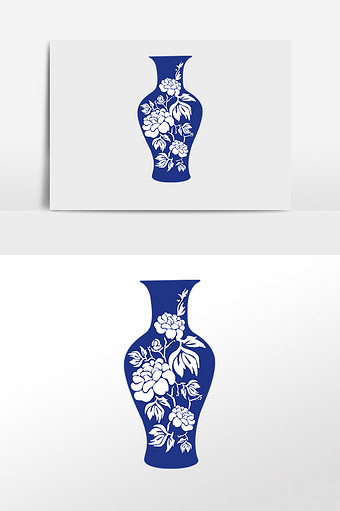 艺术品青花瓷花瓶