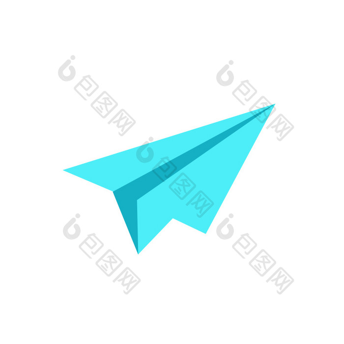 扁平素材纸飞机小动画动图GIF