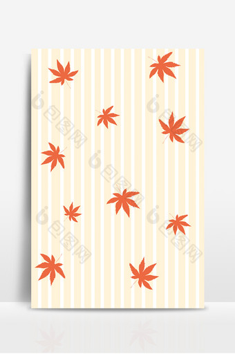 秋季秋天枫叶底纹背景图片