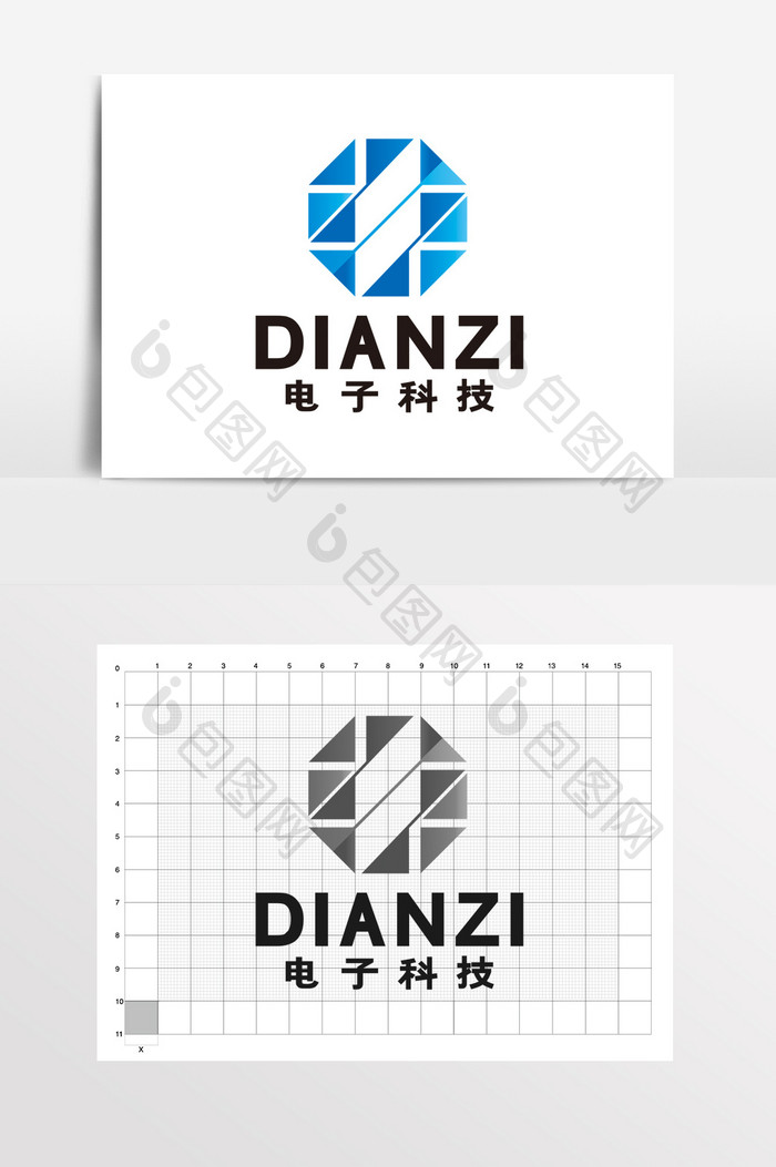 宝石饰品电子科技通讯LOGO标志VI