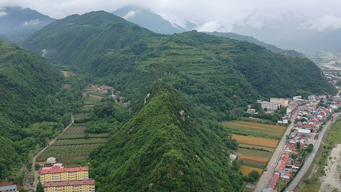 实拍陕西太白山旅游景区