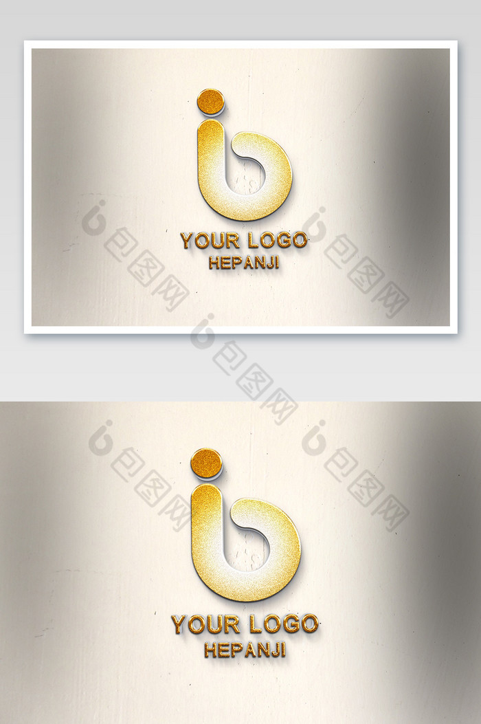 黄金3D字金属字logo标志图片图片