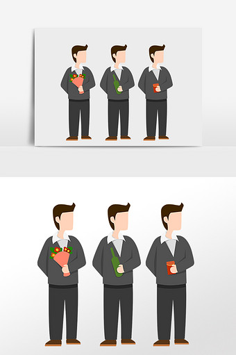 浪漫婚礼结婚伴郎