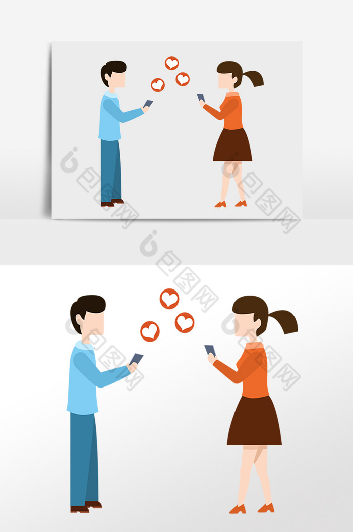 人物对话交流图片