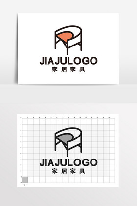 家具家居中式全屋定制logo标志vi