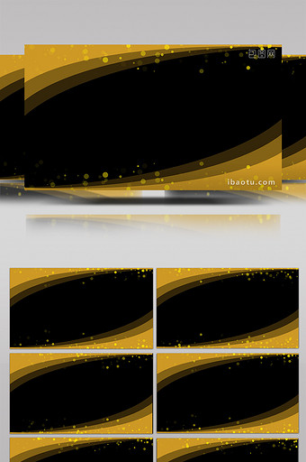 4K金色粒子遮罩边框背景图片