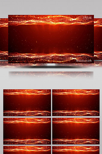 红色粒子背景视频图片
