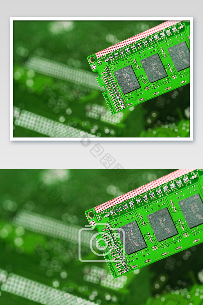 绿色电路板电子产品摄影图