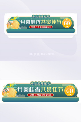 中秋钜惠胶囊banner