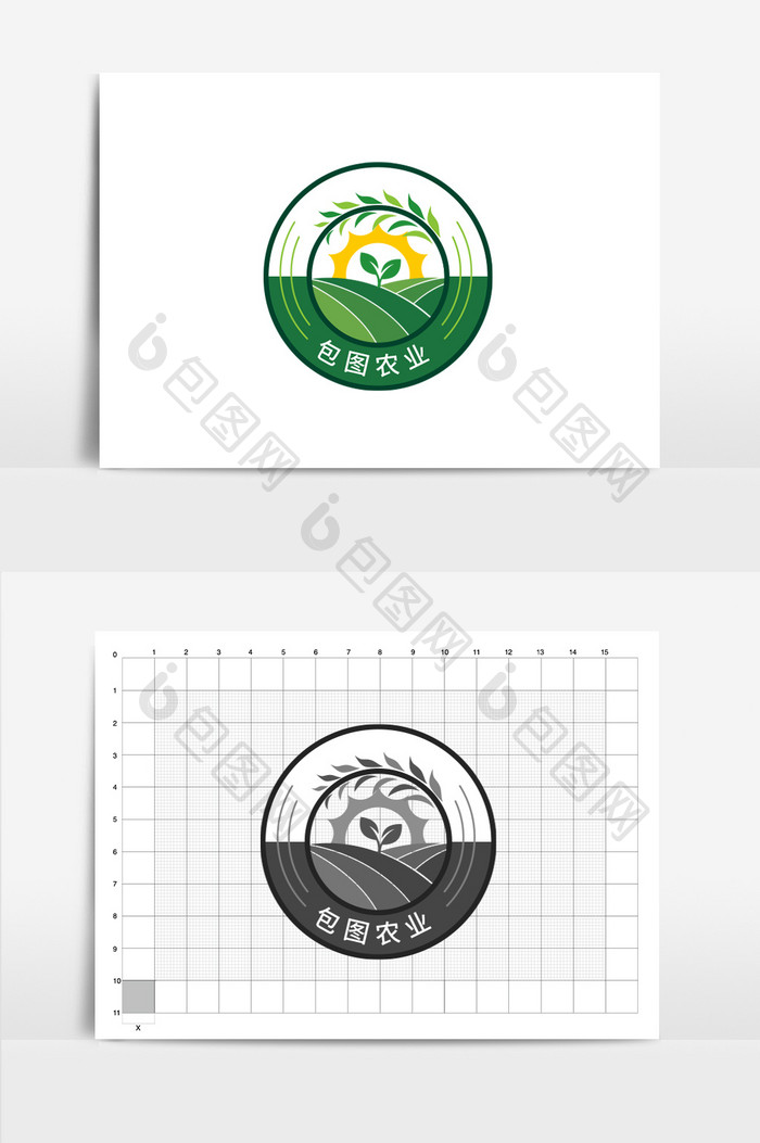 绿色环保农业标志logo