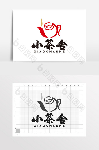 茶楼茶叶茶馆茶壶茶道LOGO标志VI图片