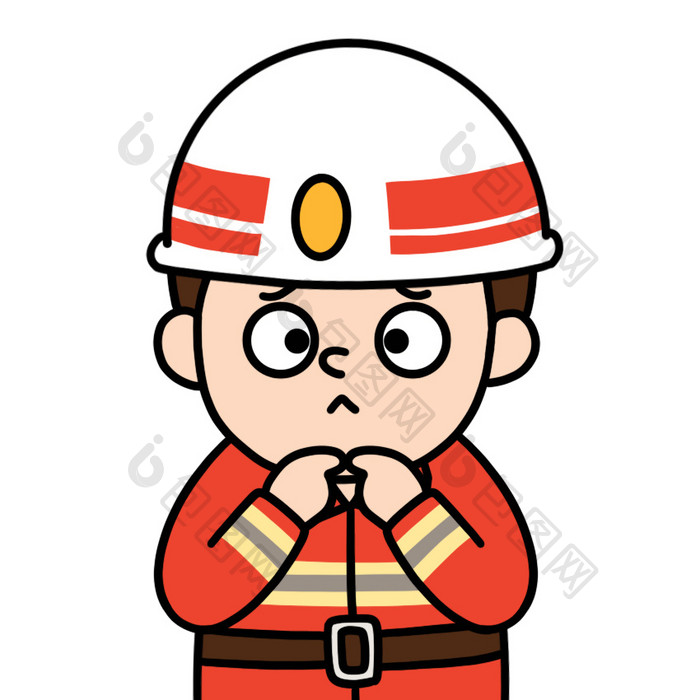消防员-委屈表情包动图GIF