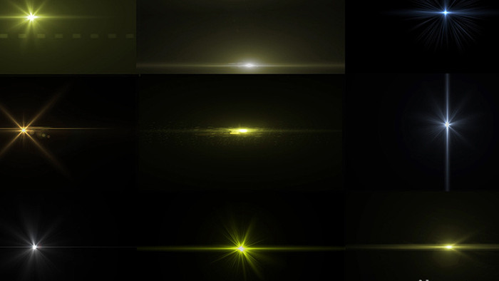 4K多组光线走光装饰特效动画素材