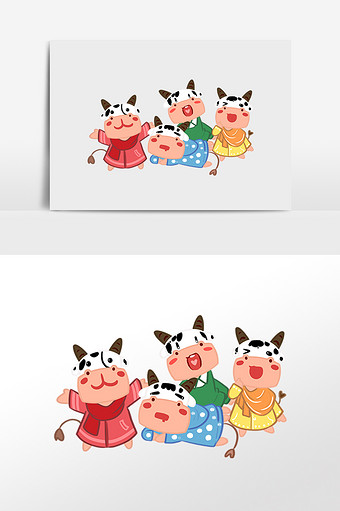 图片 一群小猫咪图片本素材所属分类为广告设计 ,主要用途为手绘卡通