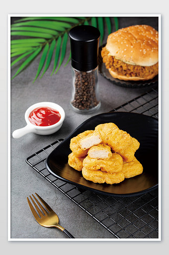 竖版拍摄黑椒鸡块