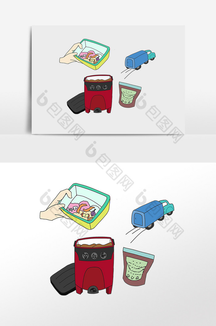 厨余堆肥餐厨回收图片图片
