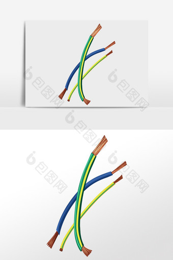 电线电力电缆电源图片