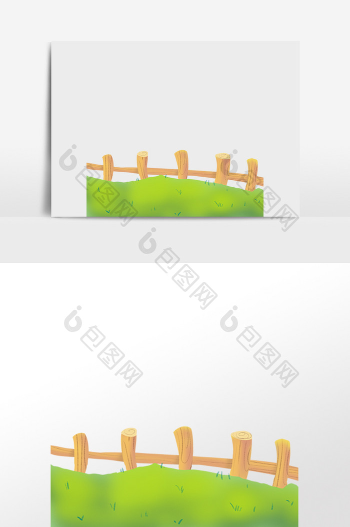 花园草地格栅栅栏围栏 Psd素材 包图网