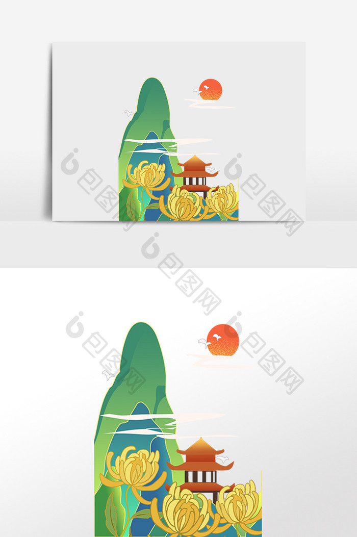 重阳登高赏菊图片图片