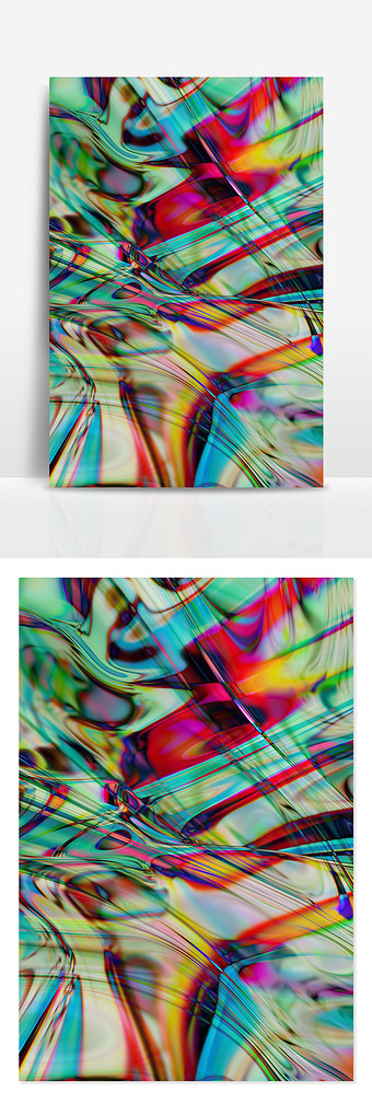 有机物颗粒背景几何明亮不同熔岩